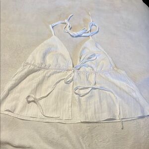 White Halter Top NWOT